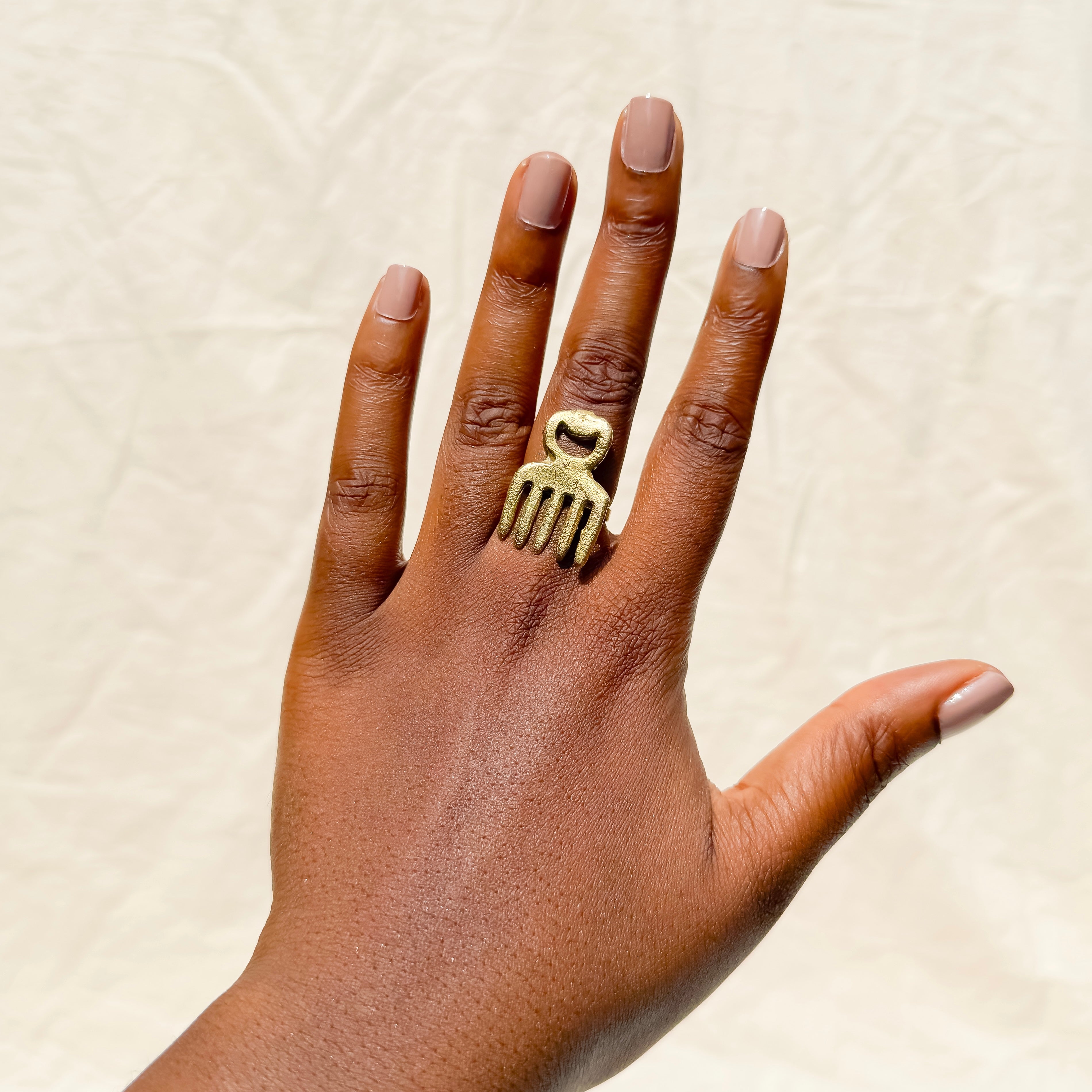 Duafe Brass Ring