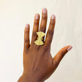 Fan Brass Ring