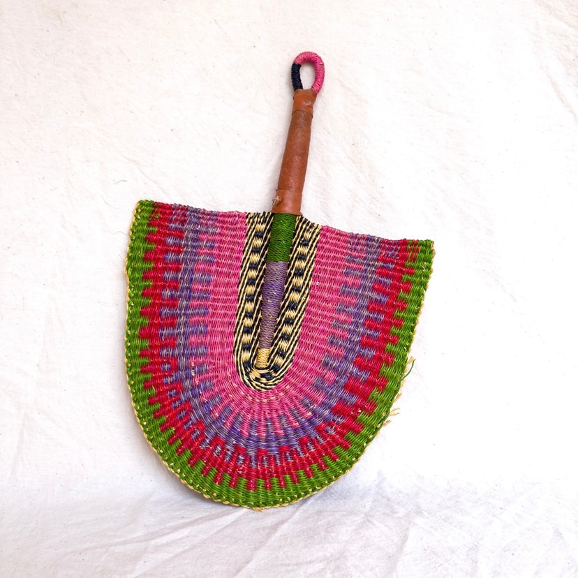 Multicolored Ayibono Fan