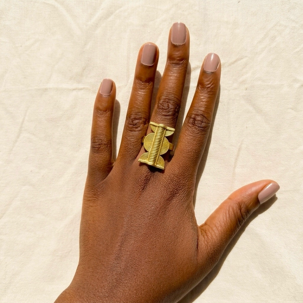 Tofe Brass Ring